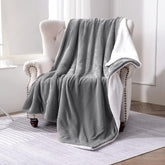 Fleece blanket, Fleece throw blanket, fluffy blanket, warm blanket, soft blanket, sofa fleece throw, sofa blankets , light grey blankets, double size